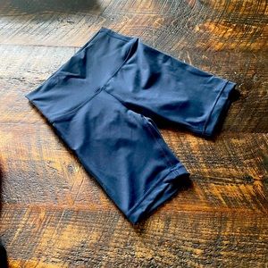 LuLulemon Navy Blue Biker Shorts